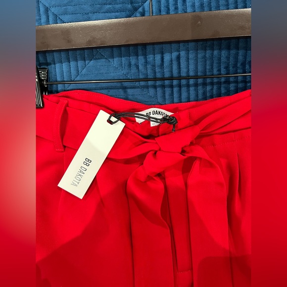 BB Dakota Red Wide-Leg Pants - Picture 2 of 3